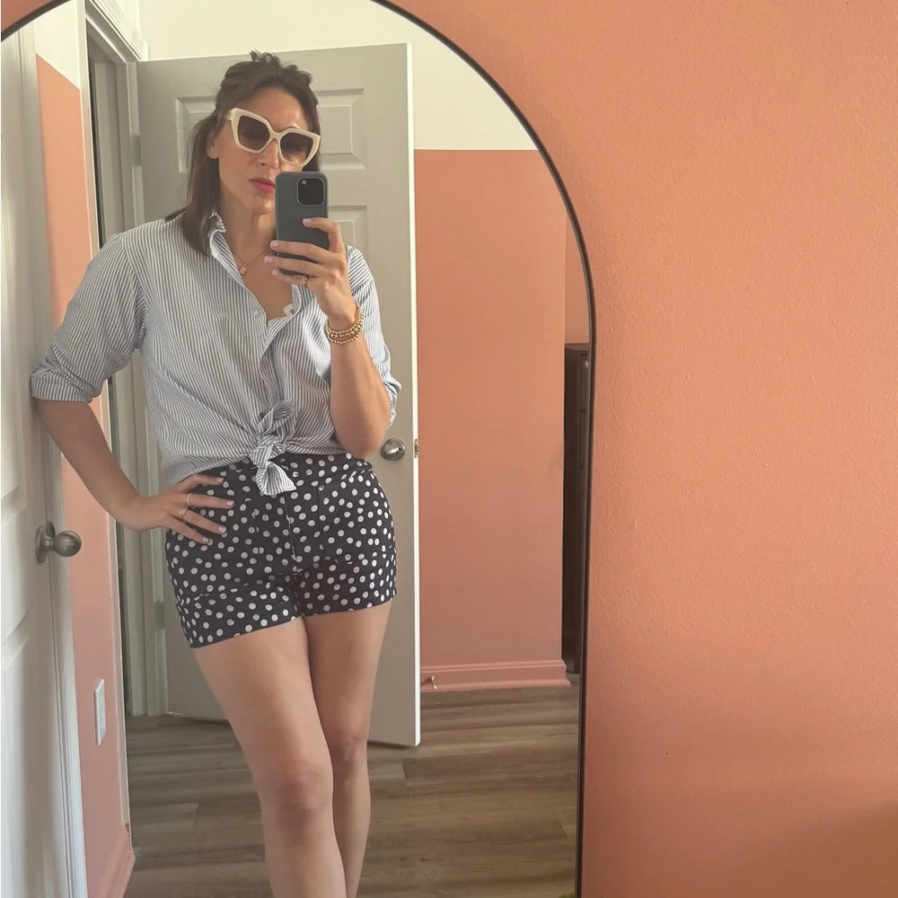 Maeve Colette Polka Dot Women's Shorts - Picture 1 of 4
